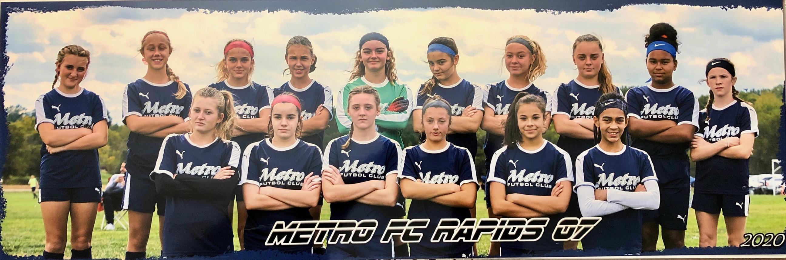 2007 Girls Rapids win Cincy Challege Gold division | Metro FC Soccer